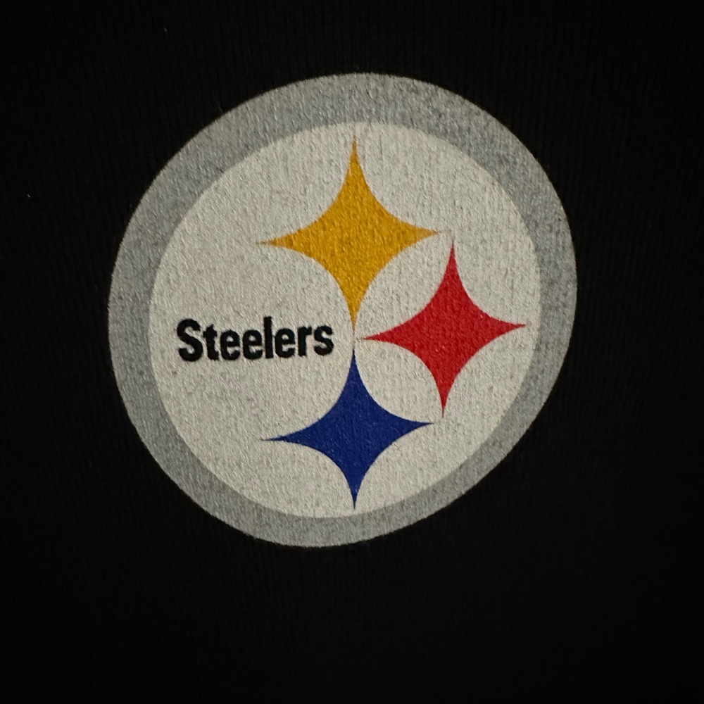 Pittsburgh Steelers Black and White Long Sleeve Shirt - Picture 2 of 5